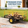 Clearance, ATV UTV Trailer Tow Behind Dump Cart, Heavy Duty Garden Utility Trailer with Removable Sides, All Terrain Tires, Pull Behind - 4 of 4