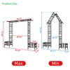 Chery Life Metal Garden Arch with Adjustable Width, Climbing Plants Support Rose Arch Outdoor Black - 4 of 4