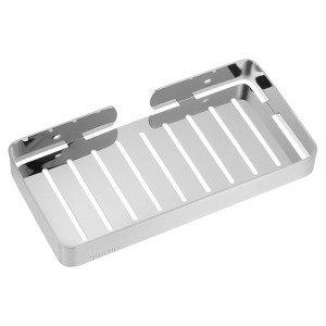 Unique Bargains 304 Stainless Steel Wall Mounted Soap Dish Holder with Installation Kits - 1 of 4