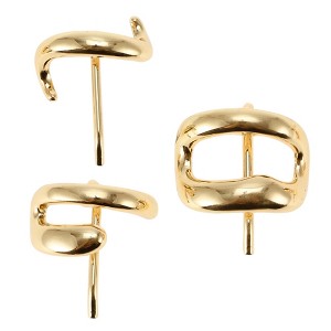 Unique Bargains Women Good Hold Ponytail Buckle Hair Clip Gold Tone 3 Pcs - 1 of 4