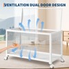 Jojoka Pet Large Hamster Cage with Acrylic Sides, Metal Guinea Pig Cage, Universal Wheels, Stackable Dual Door Small Animal Enclosure - 4 of 4