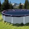 Swimline CO928 28-Foot Round Above Ground Swimming Pool Leaf Net Top Cover for Winter Cover, Black - 2 of 4