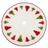 Saro Lifestyle Holiday Pines Embroidered Tree Skirt - image 2 of 3