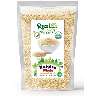 Organic Rajgara Whole (Amaranth Whole) 16oz (1lb) 454g - Rani Brand Authentic Indian Products