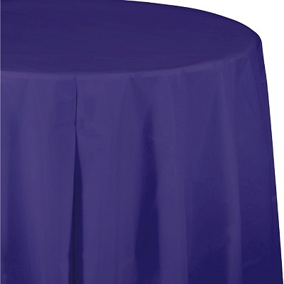 Purple Disposable Tablecloth