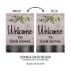 Evergreen Wood Grain Welcome Garden Burlap Flag 12.5 x 18 Inches Indoor Outdoor Decor - 4 of 4