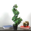 Northlight 1.8 FT Green and Black Potted Ivy Spiral Topiary Artificial Christmas Tree - Unlit - 3 of 3