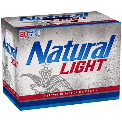 Natural Light Beer - 30pk/12 fl oz Cans
