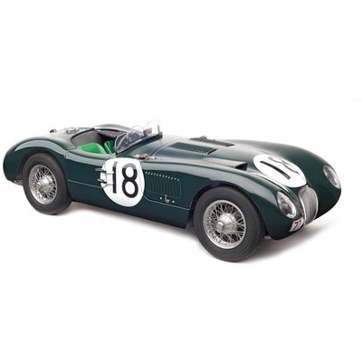 Jaguar C-Type #18 Winners 24 Hours of Le Mans France (1953) Limited Edition  to 1500 pieces 1/18 Diecast Model Car by CMC