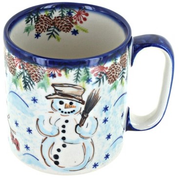 Blue Rose Polish Pottery Vena Mug
