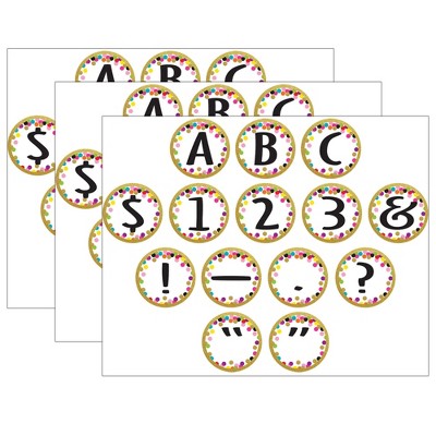Teacher Created Resources Confetti Hanging Paper Fans 3 Per Pack 3 Packs  (tcr77107-3) : Target