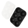 Unique Bargains Ice Tray 6-Cavity Round Ice Ball Mould Hand Wash Only Silicone 7.24"x5.02"x2.24" 1 Pc - 3 of 3