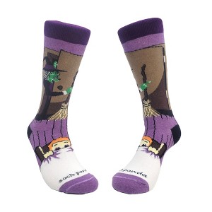 Nightmare Monster in the Closet Socks (Adult Large, Adult Medium or Tween Sizes) from the Sock Panda - Great for Halloween - 1 of 4