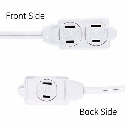 GE 6&#39; Power Pack Outlet Strip/3 Outlet Extension Cord Wall Adapter