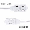 General Electric 6' Power Pack Outlet Strip/3 Outlet Extension Cord Wall Adapter - image 3 of 4