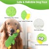 Chery Life Duck-Shaped Dog Plush Toy With Squeaky Ball Crinkle Paper Cute Interactive Puppy Toy for Small Medium Large Dogs, 3Pcs - 3 of 4