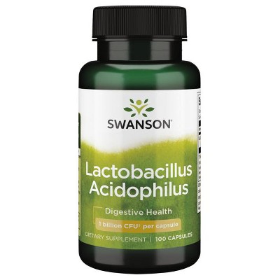 Swanson Probiotics Lactobacillus Acidophilus 1 Billion Cfu, Capsules