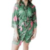 Women's Palm Leaf Bridesmaid Robe - Spikes and Seams - 3 of 4