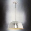 Urban Ambiance Luxury Mid-Century Modern Indoor Pendant,  8-5/8''H x 15-3/4"W x 15-3/4''D,  Brushed Nickel Finish, UHP4790 - 4 of 4