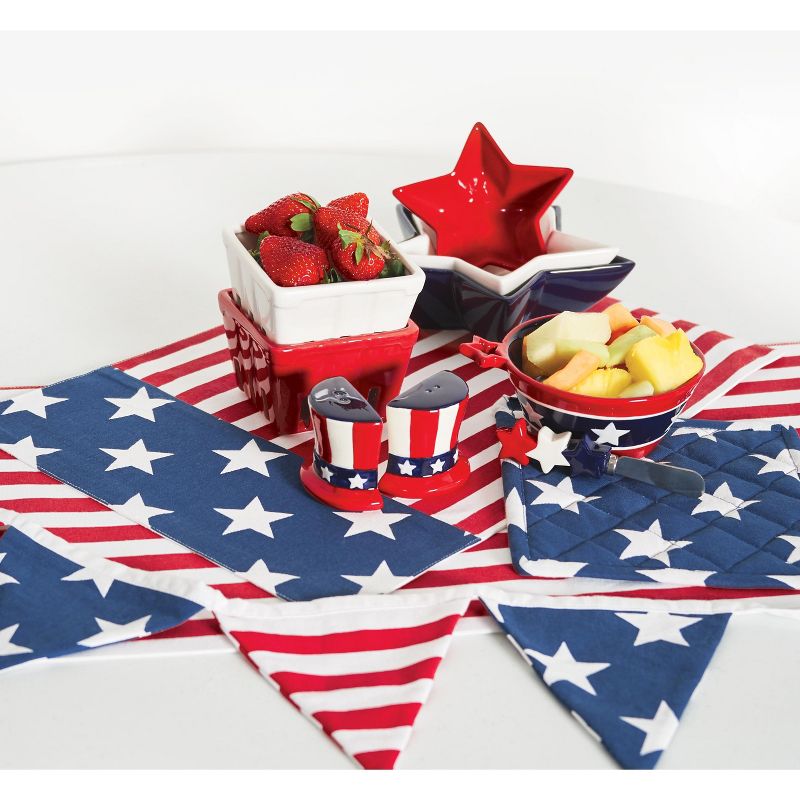 C&F Home 72" Americana July Fourth Patriotic Banner Red White and Blue, 2 of 8