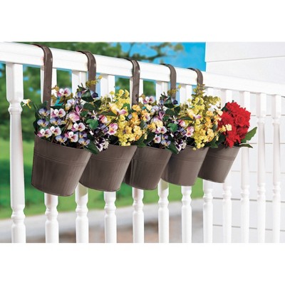 BrylaneHome Hanging Planters, Set Of 5