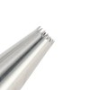 Unique Bargains Piping Tip Stainless Steel Silver Tone 0.7"x1.3" 1 Pcs - 3 of 3