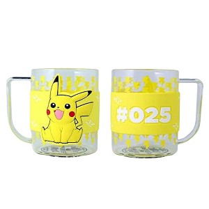 Just Funky Pokemon Pikachu 16oz Glass Coffee Mug With Sleeve - 1 of 4