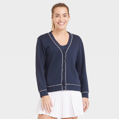 Women's Piped Button-Up Cardigan - All In Motion™