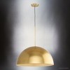 Urban Ambiance Luxury Mid-Century Modern Indoor Pendant,  12-1/2''H x 23-5/8"W x 23-5/8''D,  Brushed Gold Finish, UHP4796 - 4 of 4