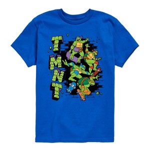 Boys' - Teenage Mutant Ninja Turtles - Skateboards Short Sleeve Graphic T-Shirt - 1 of 4
