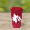 NCAA Louisville Cardinals Silicone Pint Glass - 16oz: Multicolor Drinkware, 1 Piece - 3 of 3