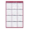Erasable Vertical/Horizontal Wall Planner, 24 x 36, White/Blue/Red Sheets, 12-Month (Jan to Dec): 2026 - 2 of 4