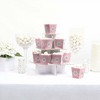 Big Dot of Happiness Pink Winter Wonderland - Party Mini Favor Boxes - Holiday Snowflake Birthday Party or Baby Shower Treat Candy Boxes - Set of 12 - 3 of 4