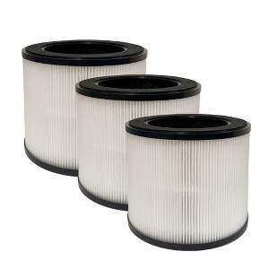 Nispira MA-22 True HEPA Replacement Filter 3 in 1 with Pre-filter Compatible with MA Series 22 Air Purifier, Pack of 3 - 1 of 4