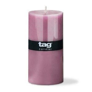 tag Color Studio 3X6 Pillar Lilac, Smokeless Paraffin Wax, Burn Time 85 Hours - 1 of 1