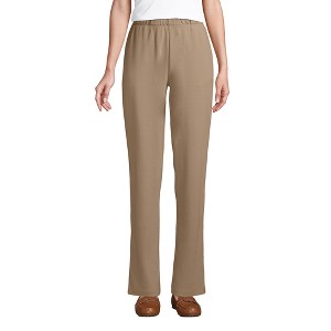 Lands' End Women's Sport Knit High Rise Pants - 1 of 4