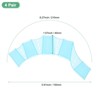 Unique Bargains Silicone Swimming Gloves Webbed Gloves Half-Finger Frog Type for Diving 4 Pairs - 3 of 4