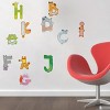 Slickblue Kids’ Animal Letters Wall Decal 19.5x27 inch – Playful Vinyl Art for Alphabet Learning & Home Decor - 3 of 3
