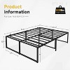 13/14 inch Twin/Full/Queen Size Bed Frame Platform - 3 of 4