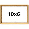 PosterPalooza | Photo Size Classic Modern Gold Frame - UV Acrylic, Foam Board Backing, Hanging Hardware - 2 of 4
