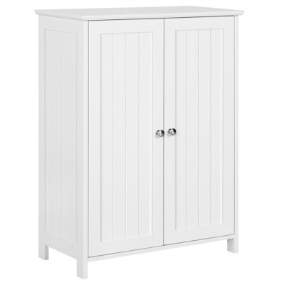 Yaheetech Free-Standing Bathroom Cabinet with Adjustable Shelves