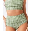 Forage Floral / Fern Gingham Reversible Ultra High-Waist Bottom - 3 of 4