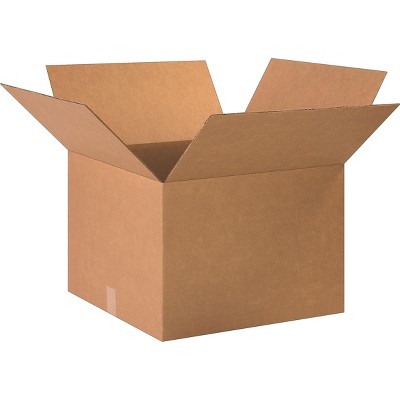 The Packaging Wholesalers SI Products 20" x 20" x 14" Shipping Boxes 32 ECT Kraft 20/Bundle BS202014