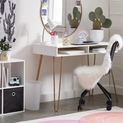 White Stackable 6 Cube Organizer Shelf