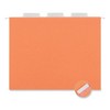 Universal Deluxe Bright Color Hanging File Folders, Letter Size, 1/5-Cut Tabs, Orange, 25/Box - 4 of 4