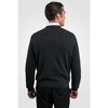 JENNIE LIU Men's 100% Pure Cashmere Long Sleeve Pullover V Neck Sweater - 4 of 4
