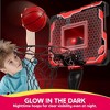 Joyfy Kids Mini Basketball Hoop, Light Up Over The Door Basketball Hoop With Scoreboard & 4 Balls, Indoor Toy Basketball Game Gift For Boys Age 3+ - 2 of 4