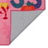 Disney Princess 4'6"X6'6" Icons Kids' Rug: Skid-Resistant Nylon for Kids Bedroom Decor - 3 of 4