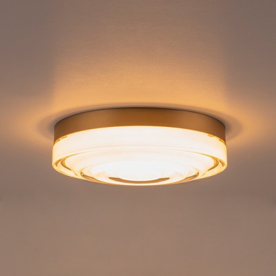 LLHZSY Flush-Mount Glass LED Ceiling Light-9 3/5"W