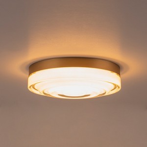 LLHZSY Flush-Mount Glass LED Ceiling Light-9 3/5"W - 1 of 4